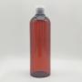 450ml Diameter 63mm H200mm Factory Price Amber Brown Round Empty Sanitizer Squeeze Flip Bottle Hand Disinfection Pet Bottle 