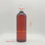 450ml Diameter 63mm H230mm Factory Price Amber Brown Round Empty Sanitizer Squeeze Spray Bottle Hand Disinfection Pet Bottle 