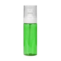 empty in stock Green hand sanitizer pet plastic spray bottle 50ml 100ml 120ml 