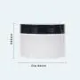 Mini fancy colorful blue plastic cream jars wholesale cream jar 
