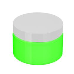 Large round green acrylic cosmetic 100ml 150ml 200ml cream jar 