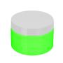 Large round green acrylic cosmetic 100ml 150ml 200ml cream jar 