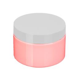 Cosmetic pink acrylic jar plastic cream container 