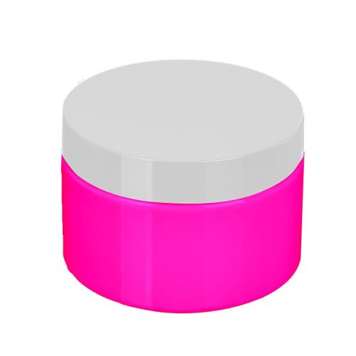 High-end jra skin cream muti-capacity 350g acrylic roll custom cream pink jar cosmetic jars