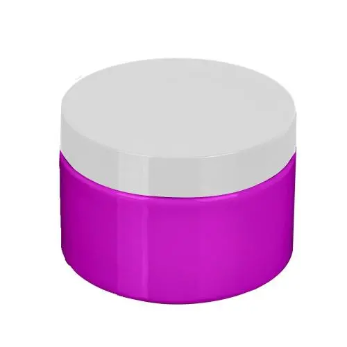 Luxus Kosmetik Verpackung Gesichtsmaske 50g 100g 200g leere lilafarbene Kunststoffbehälter