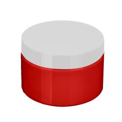 Top grades pp red round shape jar cosmetics facial moisturizer cream jar 50g 100g 120g 150g