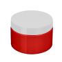 Top grades pp red round shape jar cosmetics facial moisturizer cream jar 50g 100g 120g 150g
