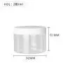 High Quality Plastic 280ml 10 oz Clear Round PET Jar with White Plastic Screw Lid Food Storage Container Sealed D92mm H61mm with Induction Seal Pad, More Lid's color option, black,silver,brown,transparent,golden High Quality Plastic 280ml 10 oz Clear Round PET Jar with White Plastic Screw Lid Food Storage Container Sealed D92mm H61mm with Induction Seal Pad, More Lid's color option, black,silver,brown,transparent,golden