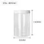 Bouteille en PET transparente de 800ml 27 oz avec couvercle en plastique blanc, contenante alimentaire, étanchée, D92mm H140mm avec coussin d'étanchéité par induction, plus d'options de couleur de couvercle, noir, argent, marron, transparent, doré. Bouteille en PET transparente de 800ml 27 oz avec couvercle en plastique blanc, contenante alimentaire, étanchée, D92mm H140mm avec coussin d'étanchéité par induction, plus d'options de couleur de couvercle, noir, argent, marron, transparent, doré.