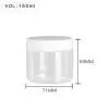 High Quality Plastic 150ml 5 oz Clear Round PET Jar with White Plastic Screw Lid Food Storage Container Sealed D71mm H59mm with Induction Seal Pad, multiple lid's color available High Quality Plastic 150ml 5 oz Clear Round PET Jar with White Plastic Screw Lid Food Storage Container Sealed D71mm H59mm with Induction Seal Pad, multiple lid's color available