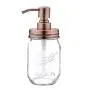 2 Pcs Stainless Steel Foaming Soap Dispenser lids with rose golden color, regular size 70mm 2 Pcs Stainless Steel Foaming Soap Dispenser lids with rose golden color, regular size 70mm