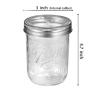 2 Pcs Stainless Steel mason jar lid for wide mouth 86mm, applicable for tooth brush and tooth paste, bathroom
