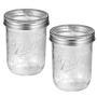 2 Pcs Stainless Steel mason jar lid for wide mouth 86mm, applicable for tooth brush and tooth paste, bathroom