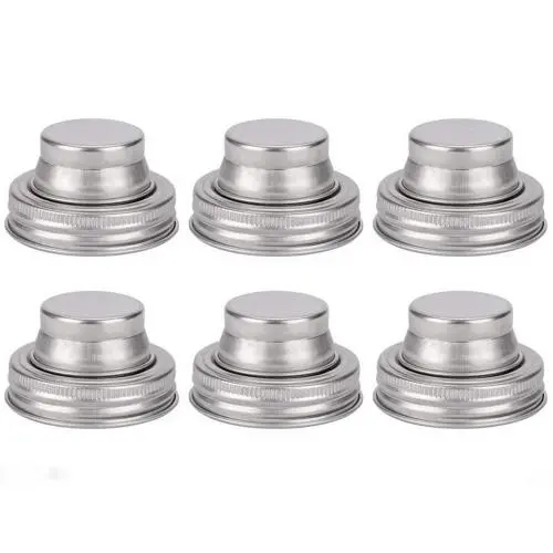 6 Pack of Stainless Steel Mason Jar Shaker Lids Caps for Cocktail,Dredge Flour,Mix Spices,Sugar, Salt, Peppers and More or Shake Drinks Cocktail-Fits Any Regular Mouth Mason Jar Canning Jar 6 Pack of Stainless Steel Mason Jar Shaker Lids Caps for Cocktail,Dredge Flour,Mix Spices,Sugar, Salt, Peppers and More or Shake Drinks Cocktail-Fits Any Regular Mouth Mason Jar Canning Jar