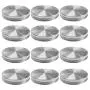 12er Set Regular Mouth Mason Jar Deckel für Ball Kerr und mehr, aus 304 Edelstahl, 100% rostfrei und dicht schließend für Mason Gläser.