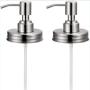 Soap Dispenser Lids,Radidi 3 Pack Stainless Steel Mason Jar Soap Dispenser Lotion Dispenser Pump Soap Dispenser Lids Rustproof Bathroom Accessories Soap Dispenser Lids,Radidi 3 Pack Stainless Steel Mason Jar Soap Dispenser Lotion Dispenser Pump Soap Dispenser Lids Rustproof Bathroom Accessories