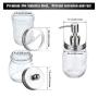 2 sets Soap Dispenser Lids,  slotted lid, apothecary lid, Stainless Steel Mason Jar Soap Dispenser Lotion Dispenser Pump Soap Dispenser Lids Rustproof Bathroom Accessories