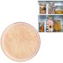 Bamboo Wooden Mason Jar Lids, Reusable Bamboo Mason Canning Lids Compatible with Wide Mouth and Regular mouth Mason Jar Canning Jar 1pcs