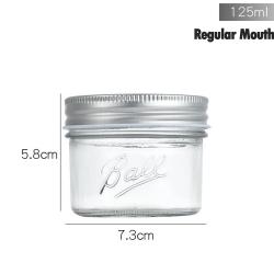 Full Family Ball Glass Mason Jar Collection, Wide Mouth, Regular Mouth, 125ml, 230ml,250ml, 480ml, 750ml,1000ml