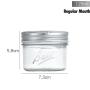 Vollständige Familien-Ballen-Glas-Mason-Jar-Sammlung, Weite und Normale Öffnung, 125ml, 230ml, 250ml, 480ml, 750ml, 1000ml