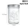 Vollständige Familien-Ballen-Glas-Mason-Jar-Sammlung, Weite und Normale Öffnung, 125ml, 230ml, 250ml, 480ml, 750ml, 1000ml