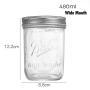 Vollständige Familien-Ballen-Glas-Mason-Jar-Sammlung, Weite und Normale Öffnung, 125ml, 230ml, 250ml, 480ml, 750ml, 1000ml