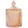 Rainie Love Home Basic Food Storage Organization Set-Amber Crystal Diamond Faceted Jar with Crystal Lid,Suitable as A Candy Dish,Cookie Tin,Biscuit Barrel,Decorative Candy Jar-12 OZ-Small and 16oz large Rainie Love Home Basic Food Storage Organization Set-Amber Crystal Diamond Faceted Jar with Crystal Lid,Suitable as A Candy Dish,Cookie Tin,Biscuit Barrel,Decorative Candy Jar-12 OZ-Small and 16oz large