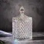 Rainie Love Home Grundnahrungsmittel Aufbewahrung Set – Kristall Diamant Facettierte Glasbehälter mit Kristalldeckel, Geeignet als Süßigkeitenbehälter, Keksdose, Biskuitbehälter, dekorativer Süßigkeitenbehälter – 12 OZ – Klein und 16 OZ Groß