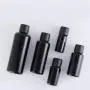 Bouteille en verre noire mat 10ml, 15ml, 30ml, 50ml, 100ml, 200ml - Conteneur de luxe réutilisable pour cosmétiques. Bouteille en verre noire mat 10ml, 15ml, 30ml, 50ml, 100ml, 200ml - Conteneur de luxe réutilisable pour cosmétiques.