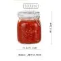 1000ml Clear Glass Kitchen Canisters and Canning Jars with Airtight Bail & Trigger Hermetic Seal Clear Glass Lids 1000ml Clear Glass Kitchen Canisters and Canning Jars with Airtight Bail & Trigger Hermetic Seal Clear Glass Lids