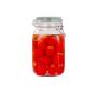 1500ml Clear Glass Kitchen Canisters and Canning Jars with Airtight Bail & Trigger Hermetic Seal Clear Glass Lids