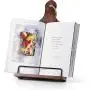 Küchenregal für iPad Tablet – Rezeptbuchhalter, rustikale Holz-Schneidebretteffekt