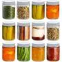 Bocal en verre 12 pièces, 4oz, 7oz, 9oz, 12oz, avec couvercle métallique blanc de 70mm, pour confiture, gelée, aliments secs, épices, salade, yaourt. Bocal en verre 12 pièces, 4oz, 7oz, 9oz, 12oz, avec couvercle métallique blanc de 70mm, pour confiture, gelée, aliments secs, épices, salade, yaourt.