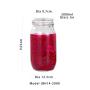 2000ml Glass Kitchen Storage Canister Mason Jars with Lids, Airtight Glass Canister with Hinged Lid，Perfect for Kitchen Canning Cereal,Pasta,Sugar,Beans