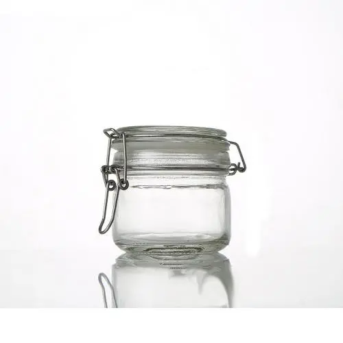 Glasbehälter mit Deckel, 250ml, Küchen-Aufbewahrung, ideal für Konserven, Müsli, Nudeln, Zucker, Bohnen