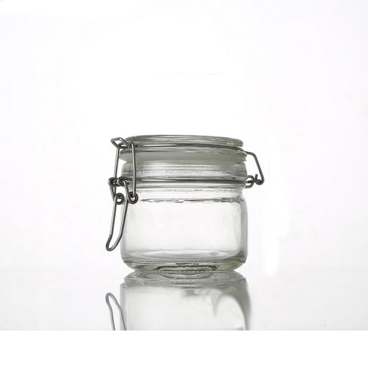 Airtight Glass Canister with Metal Lid