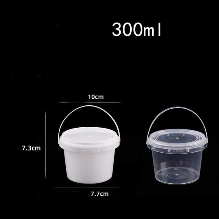 10 Count] Round Clear Food Storage Container With Lids, Perfect