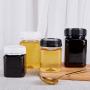 Plastic honey jar anti-theft bottle square wide-mouth bottle 250g dark thickened 500g pet plastic honey bottle