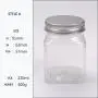 Plastic honey jar aluminum lids bottle square wide-mouth bottle 220ml,360ml,420ml,550ml pet plastic honey bottle Plastic honey jar aluminum lids bottle square wide-mouth bottle 220ml,360ml,420ml,550ml pet plastic honey bottle