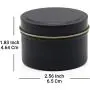 Metallisch-Candle-Tüten 4oz, Großhandel Candle-Making-Tüten 24 Stück, Behältnisse für Kerzenherstellung und Lebensmittelaufbewahrung, Weiß, Schwarz, Gold, Silber