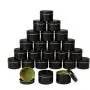 Metallisch-Candle-Tüten 4oz, Großhandel Candle-Making-Tüten 24 Stück, Behältnisse für Kerzenherstellung und Lebensmittelaufbewahrung, Weiß, Schwarz, Gold, Silber