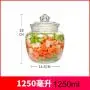 Glass Candy Jar with Ribbed Accents and Tight-Sealing Lid, 650ml, 1250ml, 2200ml Glass Candy Jar with Ribbed Accents and Tight-Sealing Lid, 650ml, 1250ml, 2200ml