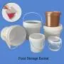 Set of 4 With Hand Plastic Rice Bucket Moisture Proof 4 Litre and 5 Litre Kitchen Rice Storage Jars for Candy, Cookie, Rice, Sugar,Flour,Snacks Keeping Food Dry & Fresh Set of 4 With Hand Plastic Rice Bucket Moisture Proof 4 Litre and 5 Litre Kitchen Rice Storage Jars for Candy, Cookie, Rice, Sugar,Flour,Snacks Keeping Food Dry & Fresh