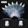 Meanplan 100 Pcs Plastic Flasks Pouches Bulk Reusable Plastic Pouches Leak Proof Juice Pouches Bags with Funnel for Travel Adults Women Men, volume from 3.5oz to 32oz