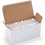 50 Pcs 5.5g Twist-up Lip Balm Tubes,Empty Plastic Lip Gloss Balm Containers Rotatable Deodorant Containers for DIY Homemade Lipsticks, Chapsticks and Homemade Solid Perfume,Clear