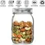 Bouteilles en verre de 32 oz (1000 ml) avec couvercles métalliques étanches, contenants clairs pour conserver les céréales d'avoine, la confiture, le miel, les salades, le yaourt, les épices. Bouteilles en verre de 32 oz (1000 ml) avec couvercles métalliques étanches, contenants clairs pour conserver les céréales d'avoine, la confiture, le miel, les salades, le yaourt, les épices.