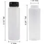 Pinnacle Mercantile Easy Squeeze Plastic Condiment Bottles with Red Flip Top Cap 8 oz and 16oz Empty Set 36 Pinnacle Mercantile Easy Squeeze Plastic Condiment Bottles with Red Flip Top Cap 8 oz and 16oz Empty Set 36