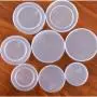 30pcs Bottle Cap Seal Juice Milk Jar Cover Seal Replacement Caps Canning Covers Jar Lids Milk Bottle Lids Pudding Jar Lid Replacement Leak-proof Bottle Caps Transparent