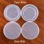 30pcs Bottle Cap Seal Juice Milk Jar Cover Seal Replacement Caps Canning Covers Jar Lids Milk Bottle Lids Pudding Jar Lid Replacement Leak-proof Bottle Caps Transparent
