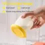8PCs Silicone Replacement Lids for Ultimate 6oz Yogurt Jars, Silicone Yogurt Jar Lids, Jar Covers, Perfect for Yogurt, Oatmeal, Pudding, Freezer Dishwasher Microwave Safe (Jars NOT Included)